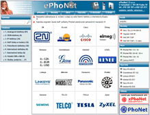 Tablet Screenshot of ephonet.cz